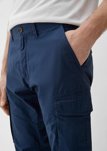 s.Oliver Męskie bermudy cargo, Detrot Relaxed Fit, niebieski, 29