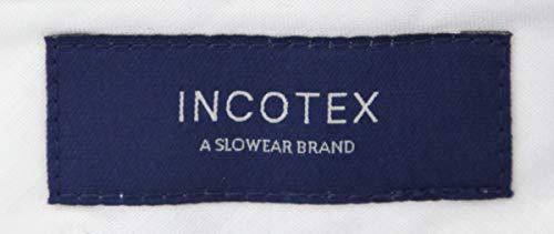 Incotex Blue Solid Pants - Slim4