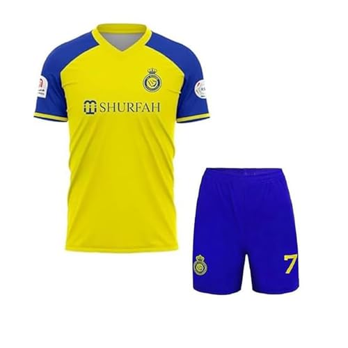 Image of Mbappe 9 Sports Football Team Jersey Boys Tshirt with Printed Shorts 2024 for Men & Kids & Boys (Kid's, Boy's& Men)