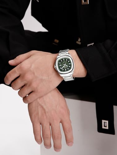 Image of NAVIFORCE NF9240 Square Unique Temperament Strap with dial Analog Watch