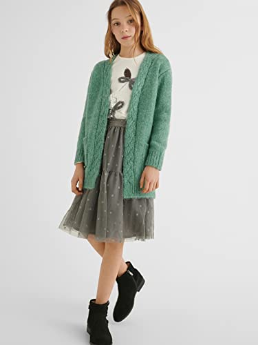 Mayoral Knit Cardigan for Girls M.Duck Gre4