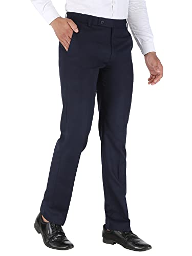 Image of Formal Pants for Men Office Wear - Premium Regular Fit Formal Trouser for Men, Boys, Gents Bottom Formal wear for Office Meeting, Party, Gathering, Wedding