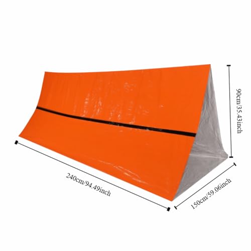 2 Pack Carpa de Emergencia para Camping y Senderismo miniatura 2