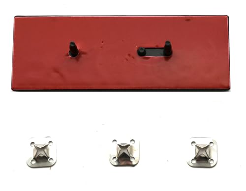 Image of 1pc New Super Sport Dash Emblem 3D Badge Replacement for 81-87 El Camino 83-88 Monte Carlo SS (Chrome Red)