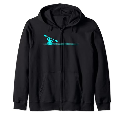 Minimalista Kayak Piragüismo Piragüista Grafico Sudadera con Capucha