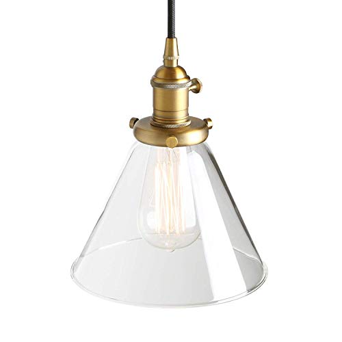 Pendant light vintage chic et finitions or pour un aménagement loft d'exception
