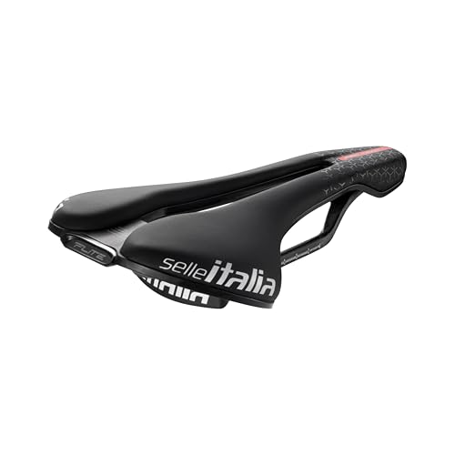 Selle Italia Flite Boost Pro Team 6.1 Kit de Carbono Superflow Marco de Fibra de Teca, Talla L, Color Negro