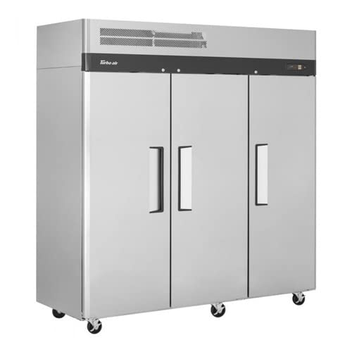 Turbo Air M3r72-3 Reach In Refrigerator - Standard Three Doors, 72 Cu. Ft. on Fridge.com - View 4