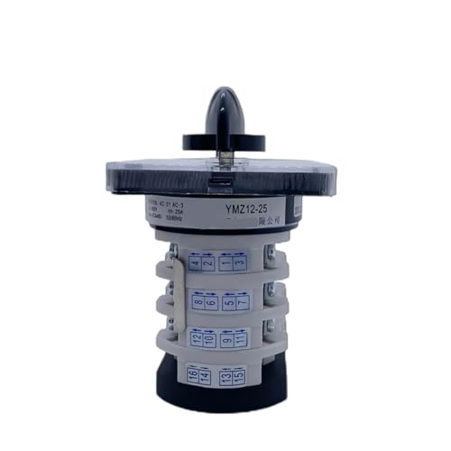 Selector de cambio manual YMZ12-25/4 de 4 polos y 7 posiciones de 25A 3