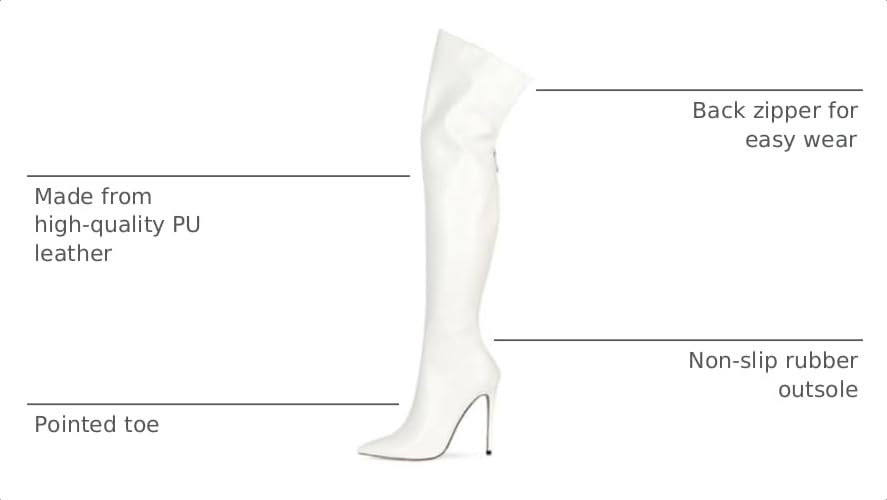 Image of Thigh high boots for women striped Back zipper Burgundy Zebra Print Over the knee Sexy gold white pointed toe Cow Print leopard Magenta stiletto heel