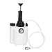Ldafava Vehicle Gear Box Engine Oil Pneumatic Extractor Dispenser Tool Brake Fluid 3L Large Capacity Real Time Pressure Gauge Long Oil Hose Polypropylene Material for Automotive