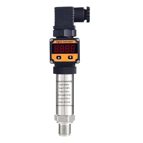 4-20mA 0-10V RS485 Digital Pressure Transmitter 0-1Mpa 0-1.6Mpa 0-0.4Mpa G1/2 Pressure Sensor Transducer Transdmitter Sensor(LED 4-20mA,0-4Mpa)