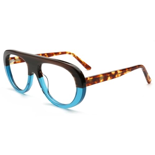 Monture de lunettes ovale en acétate haut de gamme pour femmes élégantes