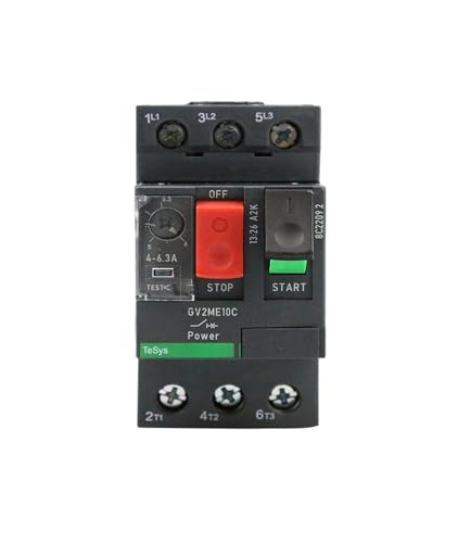 Disjoncteur moteur GV2ME05C de 0,63 à 1A pour protection de circuit électrique triphasé
