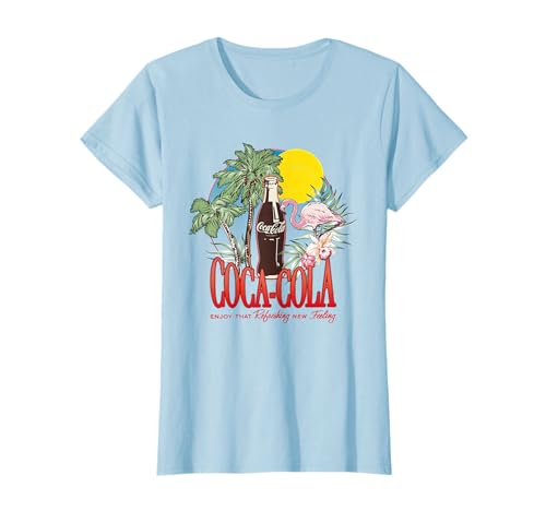 Coca-Cola T-Shirt été 1886 Noir Unisex Adulte Petit Regular Small EU 32 inches 16-16.5 Col V Coupe classique Manche courte 1 Count 0 Poches Non extensible Adulte Fans de Coca-Cola