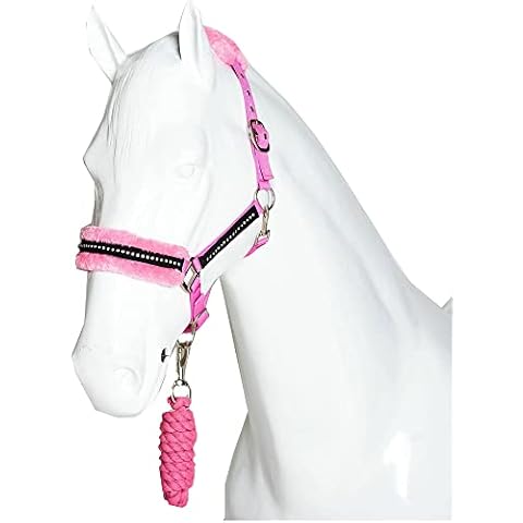 Horse Master Fluffy Headcollar Set with Leadrope Cover