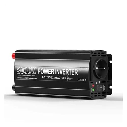 Convertisseur 12V 220V 4000W Pur Sinus contre les Coupures de Courant