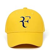 yesQMI New Tennis Star Roger Federer Cap 3D-Stickerei Papa Baseballmützen Unisex Snapback Hut Tennis F Hüte, 55-60