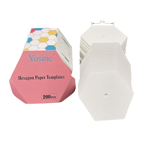 Yosine 200pcs 2 Inch Paper Piecing Papers