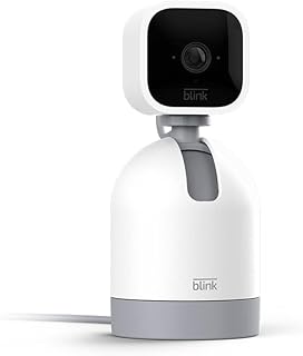 Blink Mini Pan-Tilt Camera | Videocamera intelligente di sicurezza, da interni, plug-in, audio bidirezionale, video HD, ri…