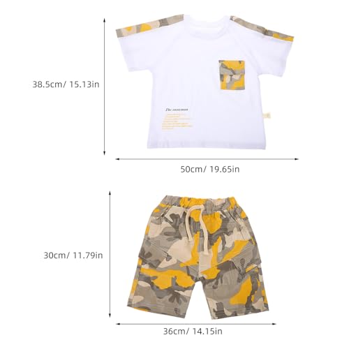 Conjunto de ropa de verano para niño en poliéster resistente talla 90 5