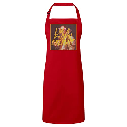 Tablier cuisine rouge premium Fabulous idéal pour animer vos barbecues et repas