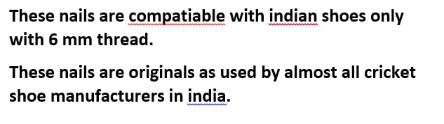 Image of Lauris Cricket Shoe Spare Spikes for Men Boys Full Metal Replaceable Nails pins | Pack of 22 Pieces with Tighter Key Remover Spanner compatiable for Indian Shoes Thread Size 6 mm Metallic