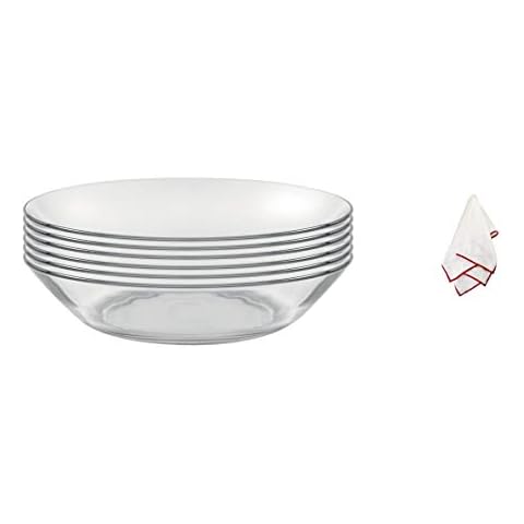 Duralex Lys Plates with a Polishing Cloth Cover
