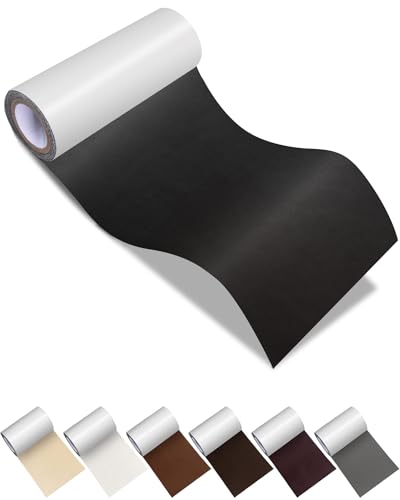 Numola Self-Adhesive Repair Patch, Anti Scratch Sofas Patch for Couch, Car Seat, DIY Furniture Upholstery, Handbags, Jackets (Black)