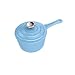 Produktbild GUO Kochtopf Emaille Milchtopf Suppentopf 20 cm Binaural Baby Babynahrung Ergänzung Eintopf Gas Spezielle, Keine Chemische Beschichtung, Retro Grün,Weiß