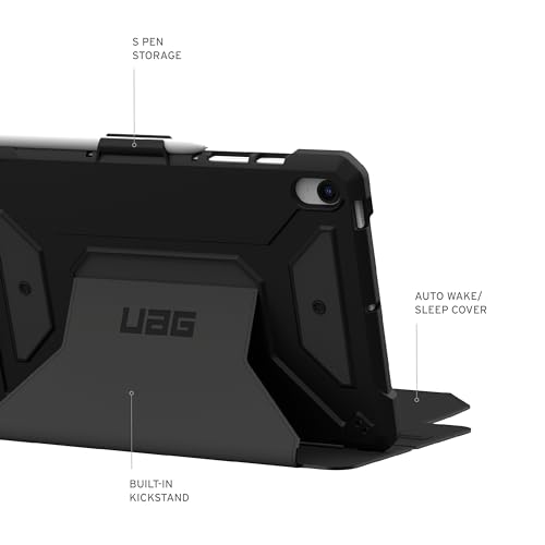 Urban Armor Gear 224415114040 Uag Designed For Samsung Galaxy Tab S9 Fe Case Metropolis Se Black, W/Kickstand Auto Wake/Sleep S Pen Holder Rugged Military Dropproof Protective Cover By Urban Armor Gear thumb #3