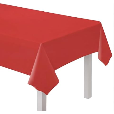 Amscan Fiesta Red Eco-Friendly Table Cover Cover
