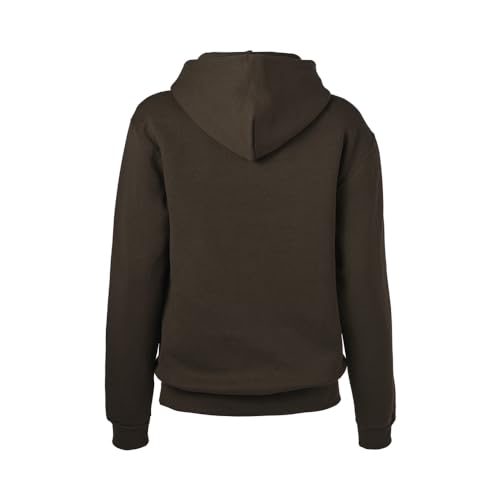 Soffe Adult Classic Hooded Sweatshirt, 50% Cotton / 50% Polyester, Brown2