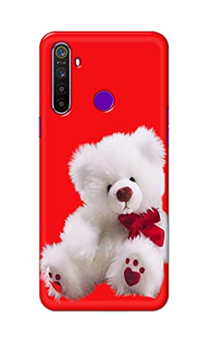 Image of PRINTFIDAA Teddy Bear Love Romantic Valentines Day Dumbo Printed Designer Hard Back Case Cover for Realme 5 / Realme 5s / Realme 5i / Realme Narzo 10 -(TY) MVN1001