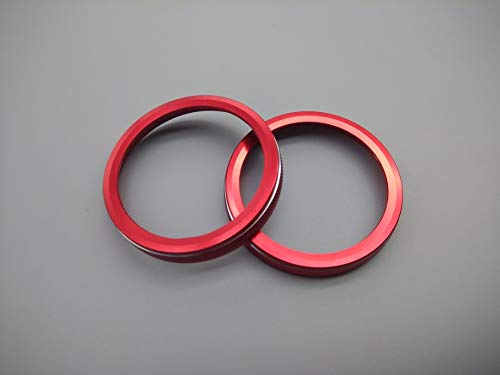 Miniatura 6 de Angelguoguo Cubierta de botón giratorio de aire acondicionado para Mercedes Benz Clase C W204 GLE M GLK SL GLS SLK G GL CLS Class (rojo)