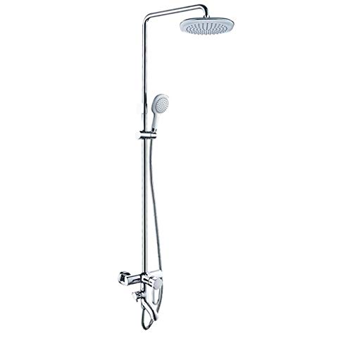 Kit douche manuelle carrée mitigeur monocommande mural