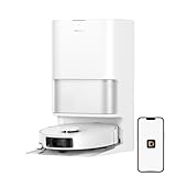 DREAME L40 Ultra Gen 2 Robot Vacuum and Mop with 25,000Pa Suction, Extendable Side Brush and Mop, All-in-One Self-Emptying & Cleaning Dock, Voice & App Control, White