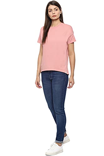 Image of Van Heusen Women's Solid Regular Fit T-Shirt