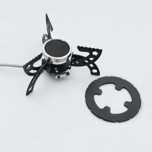 REDSUN FD6 Portable Camping Stove, Foldable UFO 3-Leg Tripod Burner, Windproof Infrared Survival Cooktop Gift for Outdoors | FD6 Stove + EVA Bag
