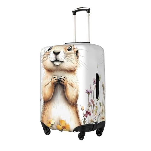 Prairie Dogs Elastic Travel Luggage Cover, Washable Spandex Suitcase Protector, Anti-Scratch Fits 18-32 Inch2
