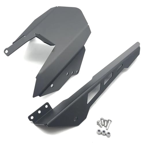 Protector de piñón para Yamaha MT07 contra impactos de piedras con panel CNC rojo 5