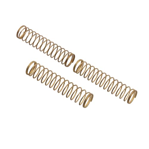 Woodwind Instrument Spring 3pcs Trumpet Springs Brass Replacement s Trumpet Repairing Parts Woodwind Instrument Accessories (Gold) Repair Parts