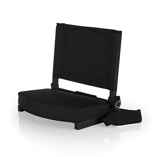 picnic time nfl unisex-adult nfl gridiron stadium seat lightweight portable folding chair for bleachers and benches