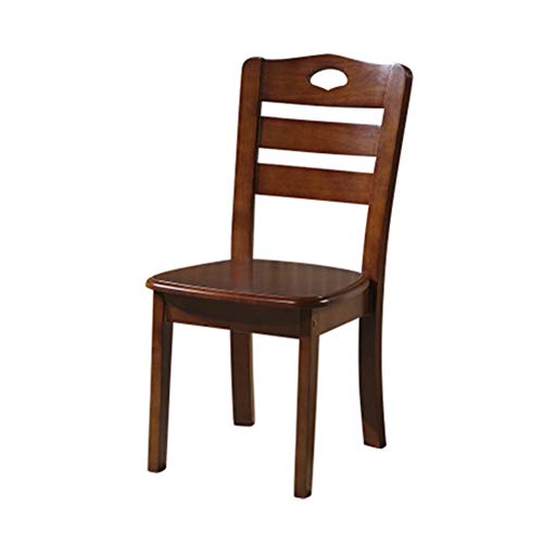 Teerwere Dining Chair Household Simple Backrest Full Oak Chair For Living Room And Dining Room Pu Cushion Dining Chair (Color : Begonia, Size : 40X37.5X90Cm) #TOP7