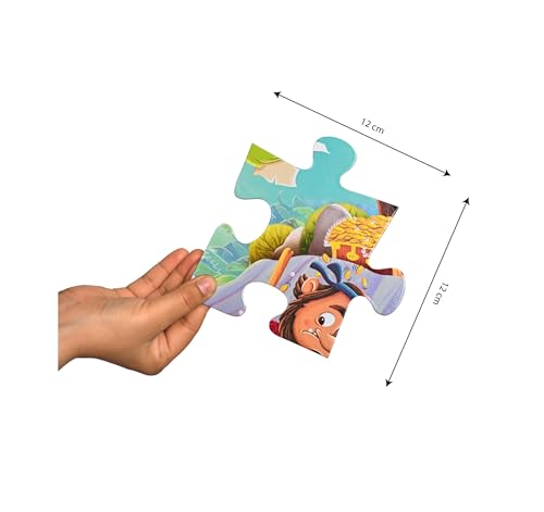 Frank Pirates Ahoy Sea Adventure Giant Floor Jigsaw Puzzle for Kids | Brain Booster Games & Educational Toys | Non - Toxic Puzzles for Kids for Age 3, 4, 5, 6, 7 | Gifts for Girls & Boys - 24 Pcs