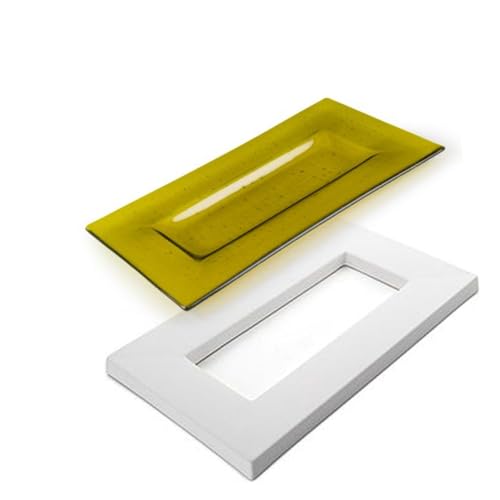 Bullseye 15.4'' Rectangular Drop Out Glass Fusing Kiln Mold
