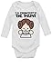 Body de Manga Larga para bebé Regalos Originales para Padres Primerizos - La Princesita de Papá 12-18 Mes Blanco