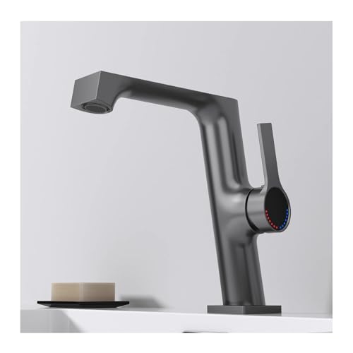 Grifo para el lavabo del baño monomando de latón con instalación monohoyo