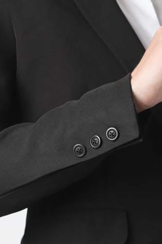 Buy Women Black Solid Blazer at Amazon.in - Image 7