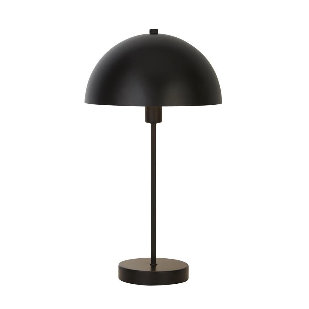 Lampada da tavolo nera E14 46 cm di altezza in metallo lampada a fungo Bauhaus lampada da comodino lampada da tavolo per soggiorno